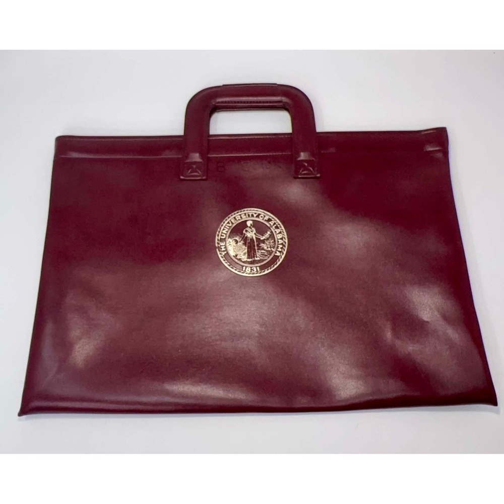 Vintage Hazel University of Alabama Vinyl Portfolio Briefcase‎ Document Case USA